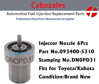 Amazon.com: Cabezales DN0PD31 Fuel Engine Injector Nozzle 6Pcs Set